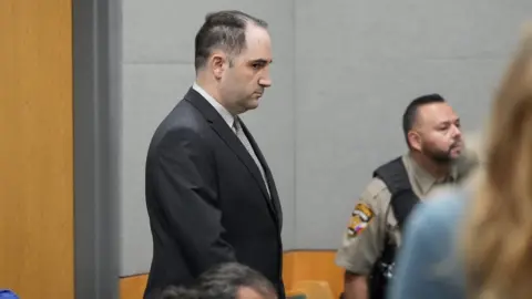 Reuters Daniel Perry appearing in court before he was found guilty of murder by a jury in April