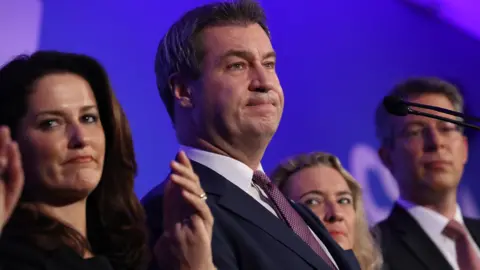 Getty Images CSU leaders on election night, 14 Oct 18