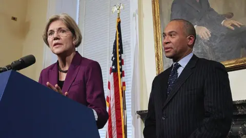 Boston Globe Elizabeth Warren and Deval Patrick