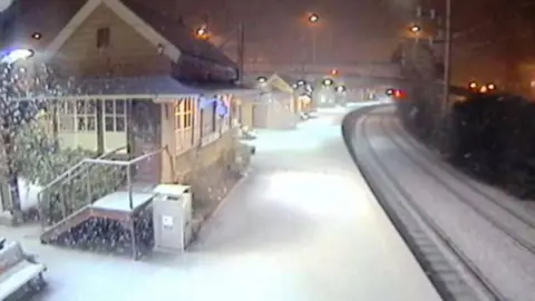 SYDNEY TRAINS Snow blanketed the Blue Mountains in New South Wales