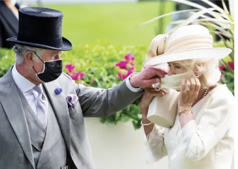 SAM HUSSEIN The Prince of Wales and the Duchess of Cornwall at Royal Ascot