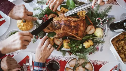 Getty Images Christmas dinner