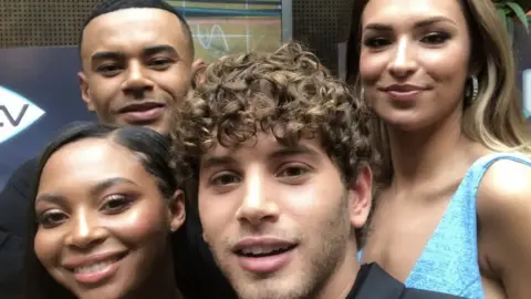 BBC Samira, Wes, Eyal and Zara at the premiere