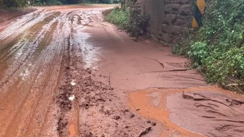 TRAVEL SOMERSET The road closed due to mudslide