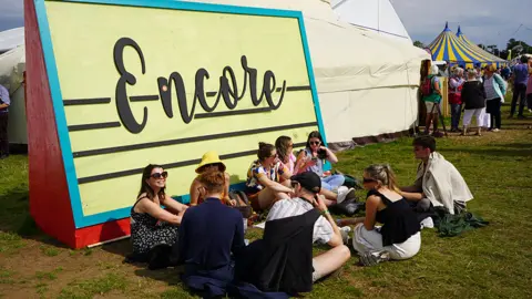 BBC Eisteddfod goers enjoy good weather on the Maes