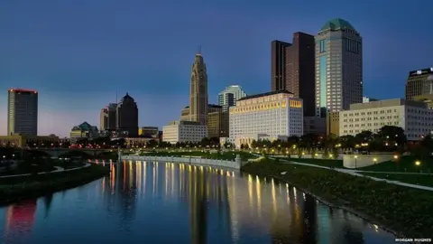 Morgan Hughes Columbus skyline