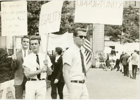 Photo by Kay Tobin, ©The New York Public Library Gay picket in Philadelphia