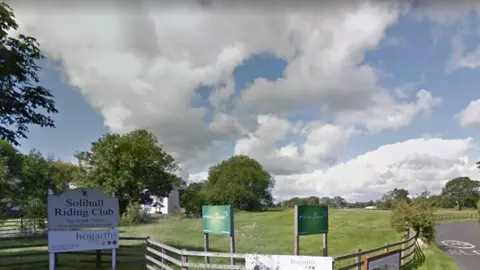 Google Solihull Riding Club sign