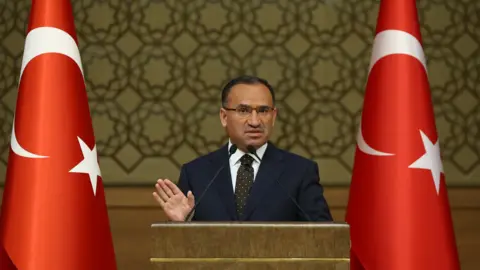 Getty Images Turkish Justice Minister Justice Minister Bekir Bozdag. File photo