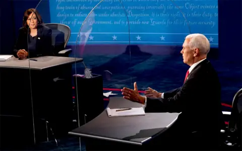 Reuters Mike Pence debates Kamala Harris