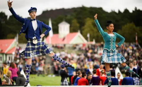 Getty Images dancers at Braemar