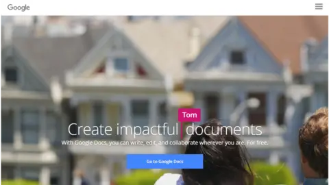 Google Google Docs website