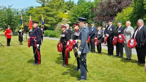 BBC wreath-laying ceremony