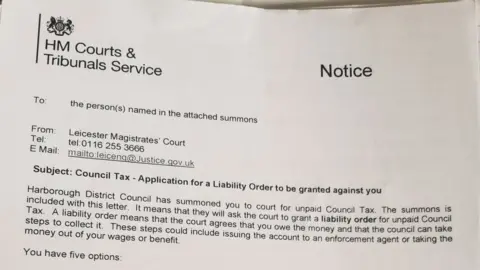 Richard Nichols Letter from the court