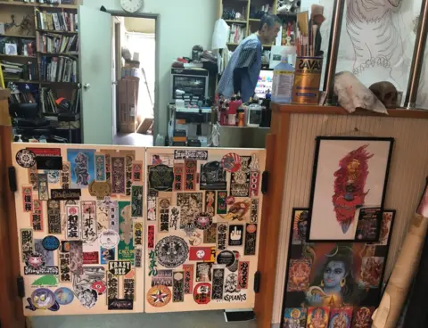 BBC Inside Horimitsu's studio in Tokyo