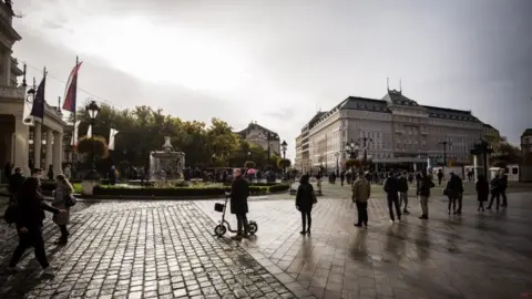 EPA People queue for Covid testing in Bratislava
