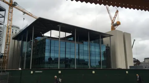 BBC Building under construction