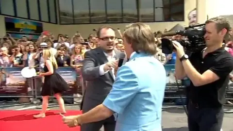 Steve Coogan as Alan Partridge at Anglia Square, Norfolk for Alpha Papa premiere