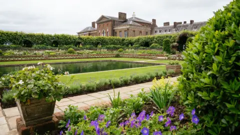 Kensington Palace The redesigned Sunken Garden at Kensington Palace