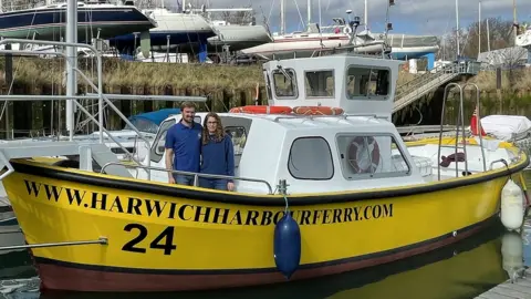 Harwich Harbour Ferry Chris and Lucy Zemann