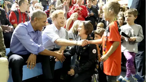 Getty Images Barack Obama and Prince Harry