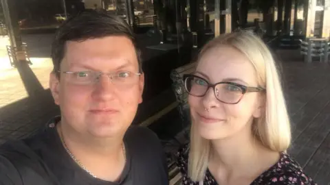 twitter.com/La72La Maria Motuznaya with her lawyer Alexei Bushmakov