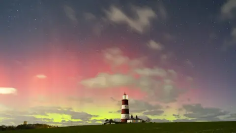 James Rowley-Hill  Aurora from Happisburgh Lighthouse