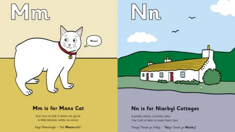 Gemma Hjerth/Kim Gee M is for Manx Cat! illustrations
