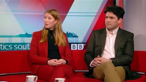 Helena Dollimore and Huw Merriman