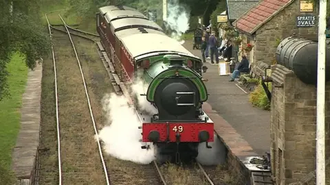 BBC Restored steam loco