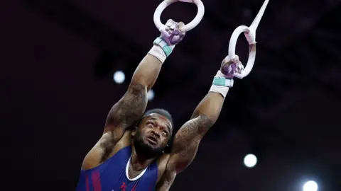 Reuters GB gymnast, Courtney Tulloch on rings