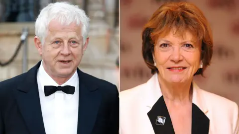 Getty/PA Richard Curtis and Joan Bakewell