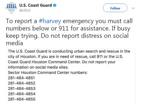 US Coast Guard / Twitter US Coast Guard's tweet