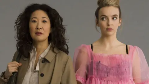 Sid Gentle Films Sandra Oh and Jodie Comer