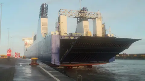 BBC Vessel at Rosslare Port