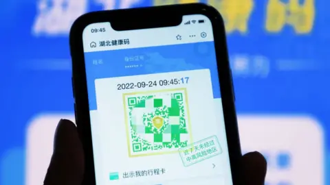 Getty Images china health code app