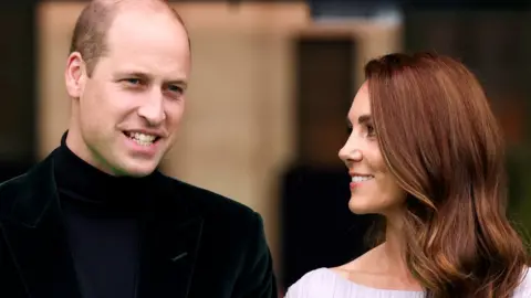 Britain"s Prince William and Catherine, Duchess of Cambridge, arrive at the Earthshot awards ceremony in London, Britain October 17, 2021