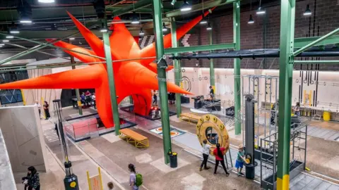 National Railway Museum View from above of the new Wonderlab gallery