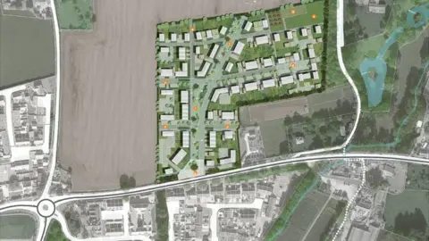 Emery Design Plans For 100 Homes On The B3153 Somerton Road In Huish Episcopi