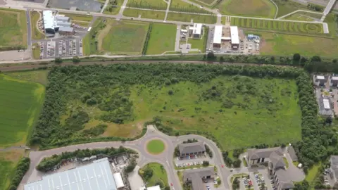 BakerHicks Aerial image of planned site