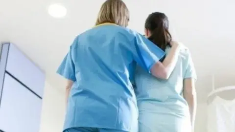 BBC Woman with nurse