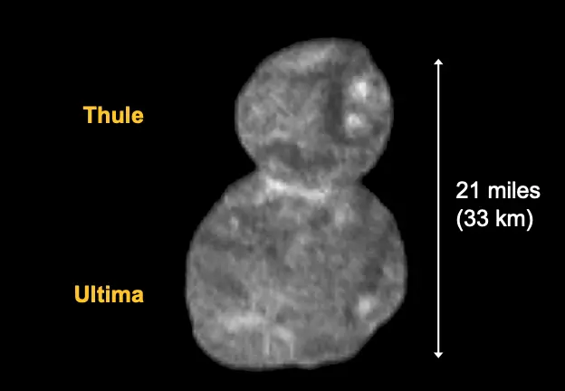 Nasa s New Horizons Snowman shape of distant Ultima Thule revealed