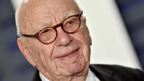 Getty Images Rupert Murdoch attends the 2019 Vanity Fair Oscar Party Hosted By Radhika Jones at Wallis Annenberg Center for the Performing Arts on February 24, 2019 in Beverly Hills, California.