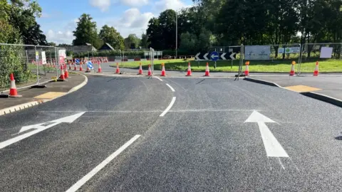 Central Bedfordshire Council  Resurfaced roads by the A6 at Clophill