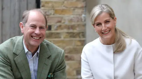 Getty Images Prince Edward, Earl of Wessex and Sophie, Countess of Wessex