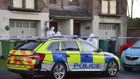 PACEMAKER Police at the scene of the incident