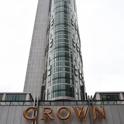 AFP The Crown casino in Melbourne (26 July 2016)