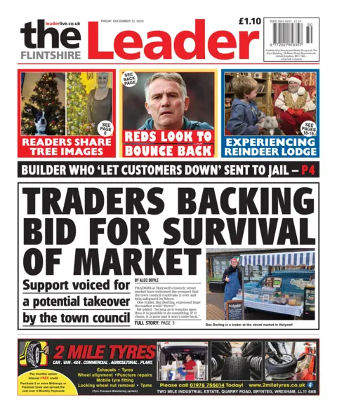 Flintshire Leader Flintshire Leader front page