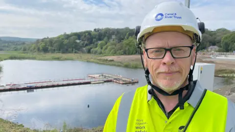Toddbrook project manager Dilwyn Parry, from the Canal & River Trust