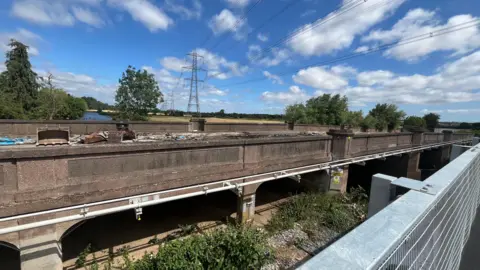 An old concrete bridge